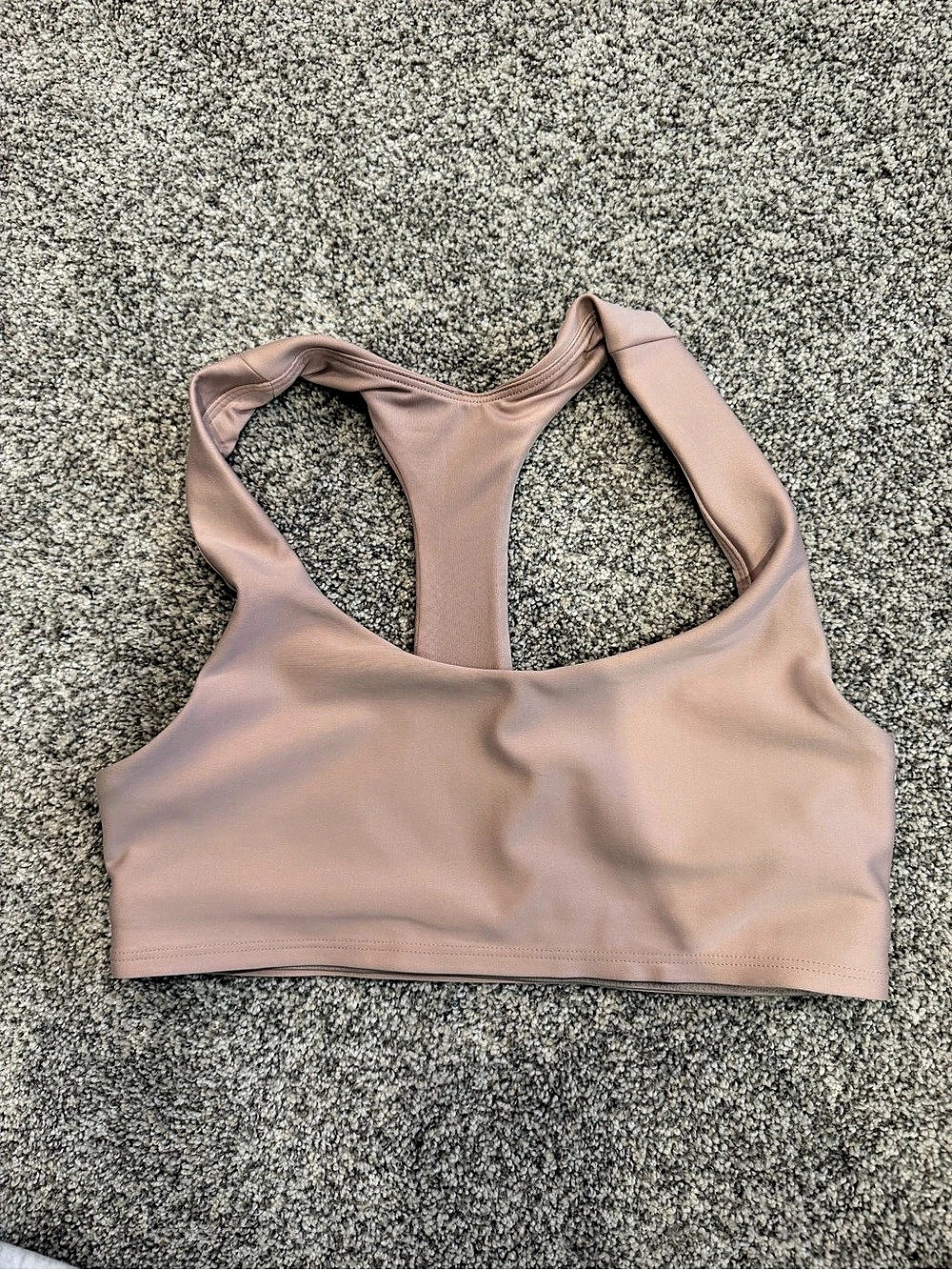 alo Pink Racerback Sports Bra Size Small - Picture 3 of 5